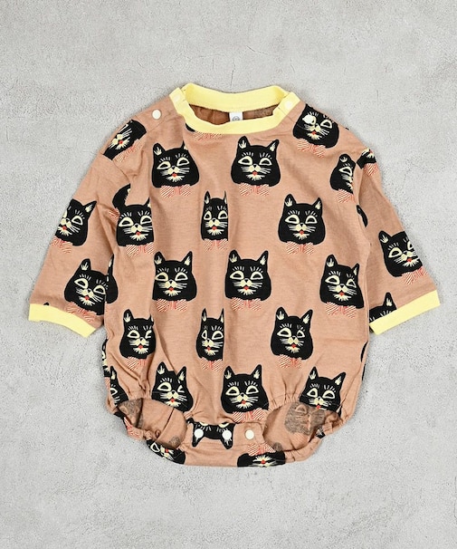 総柄長袖ボディシャツ