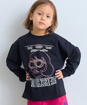 袖リブプリントロンT