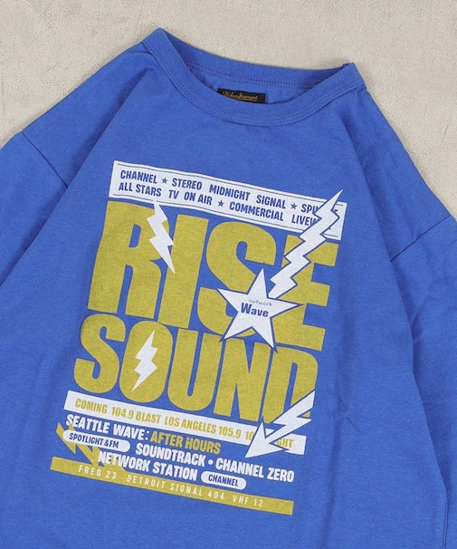 袖リブプリントロンT