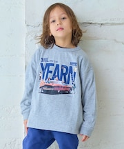 袖リブプリントロンT