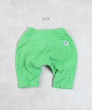 ストレッチサルエルハーフパンツ