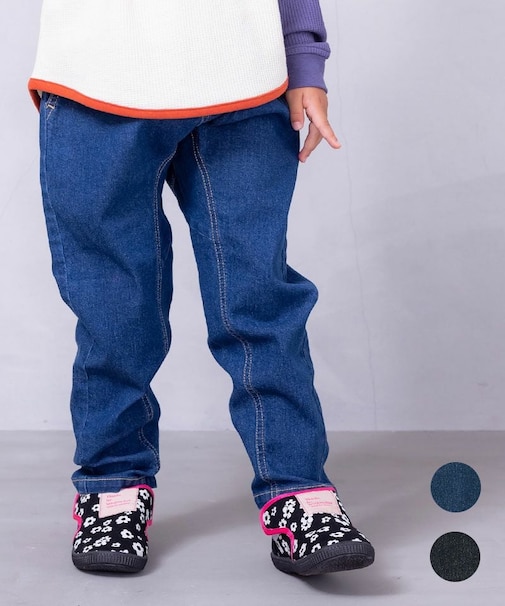 デニムマチツキテーパードパンツ