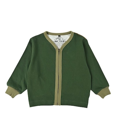 ミニ裏毛ミリタリーカーディガン