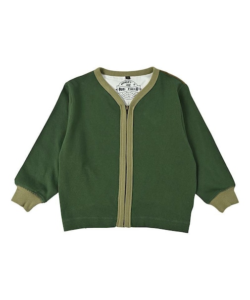 ミニ裏毛ミリタリーカーディガン