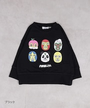 子煩悩レスラー　マスクマンプリントトレーナー