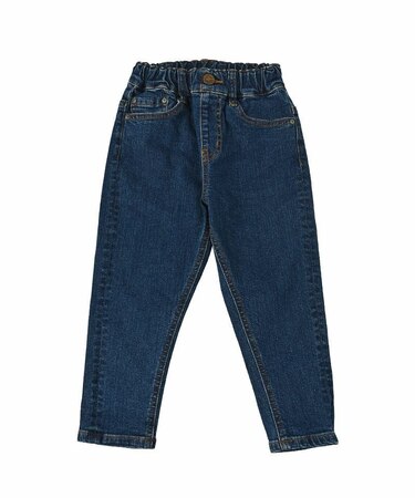 デニムテーパードパンツ