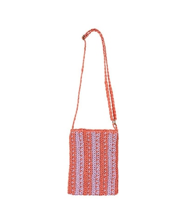 ストライプペーパーショルダーBAG