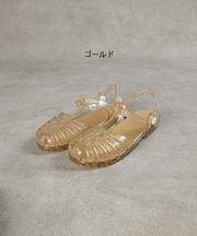 KIDSクリアラメサンダル