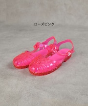 KIDSクリアラメサンダル