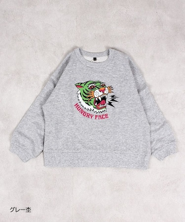 裏毛プリントスウェット