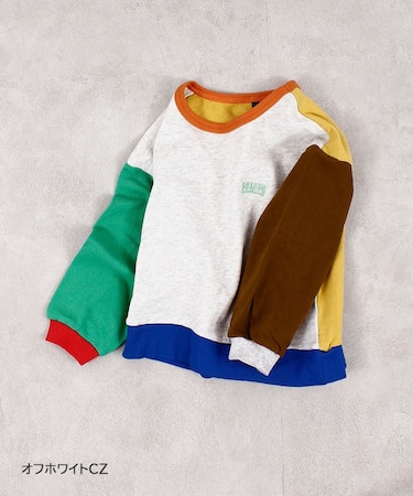 裏毛ワンポイントトレーナー