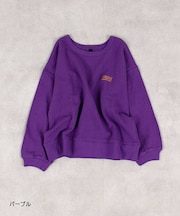 裏毛ワンポイントトレーナー