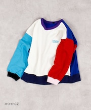 裏毛ワンポイントトレーナー