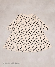 キャンディーペーパー長袖ワンピース