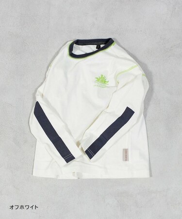 防汚加工ワンポイントラインスリ－ブロンT