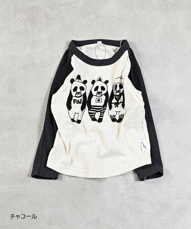 ラグランパンダロンT