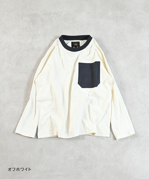 配色ポケットロンTee