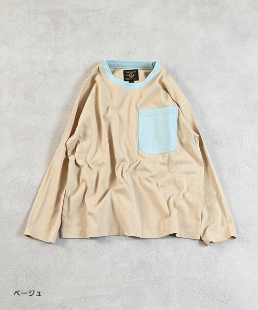 配色ポケットロンTee