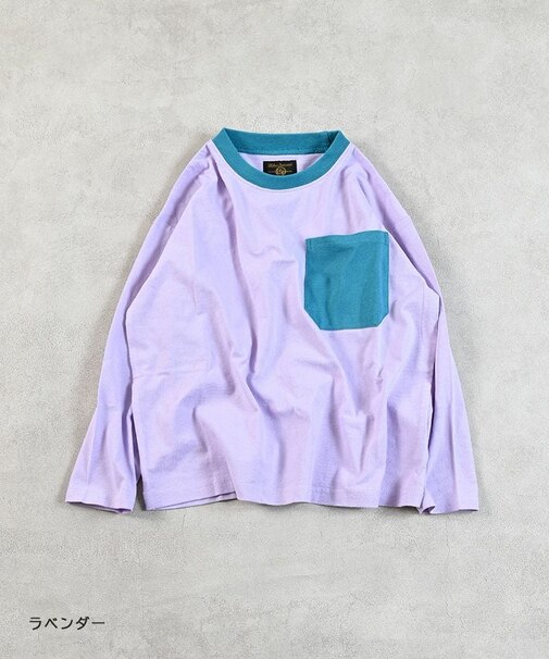 配色ポケットロンTee