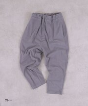 のびっとぬくっと無地ロングパンツ