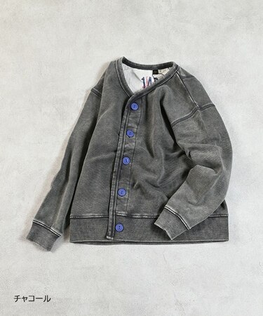 裏毛ミリタリーカーディガン