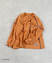 バイカラーラインロンT
