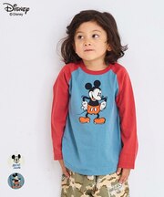 ミッキーマウスラグランロンT