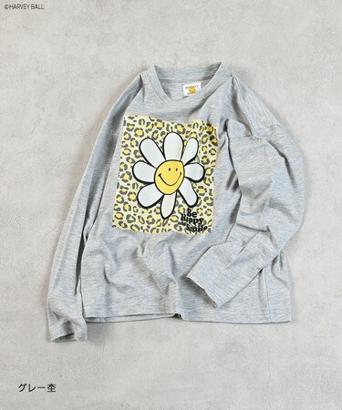 SMILEY FACE プリントロンTee