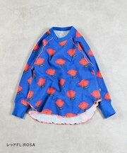 総柄ワッフルメローカットソー