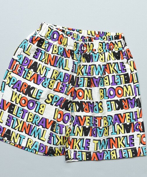 【接触冷感】総柄ショートパンツ