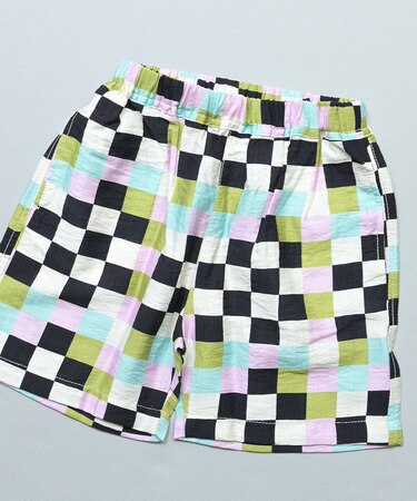 【接触冷感】総柄ショートパンツ