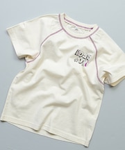 ステッチバイカラー半袖Tシャツ