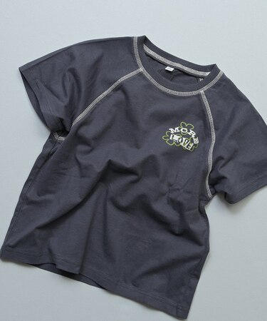 ステッチバイカラー半袖Tシャツ