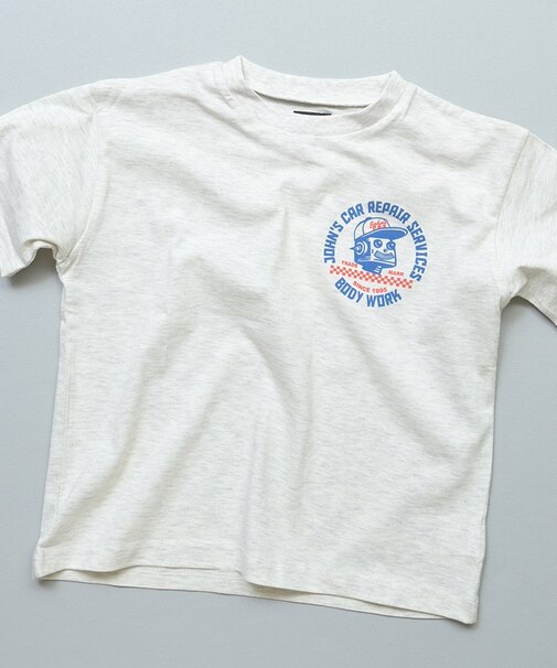 デイリープリント半袖Tシャツ