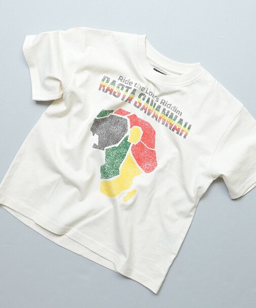 プリント半袖Tシャツ