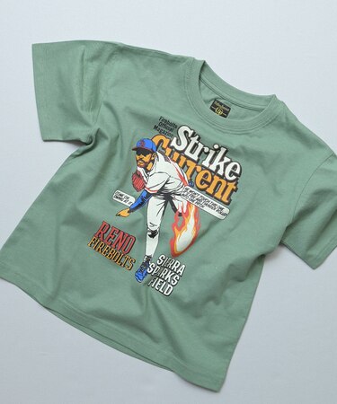 プリント半袖Tシャツ