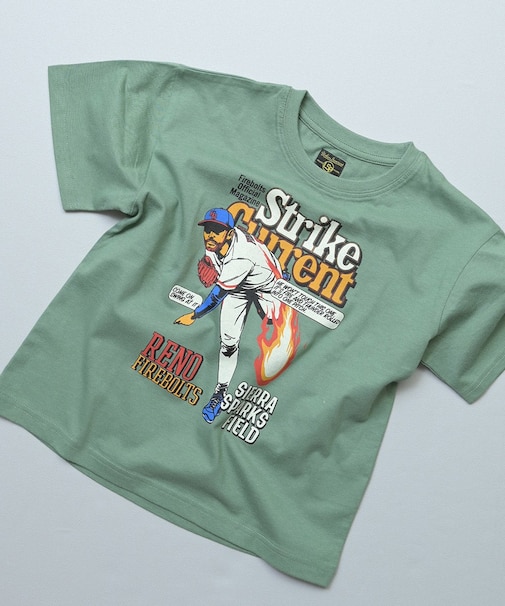 プリント半袖Tシャツ