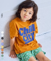 プリント半袖Tシャツ