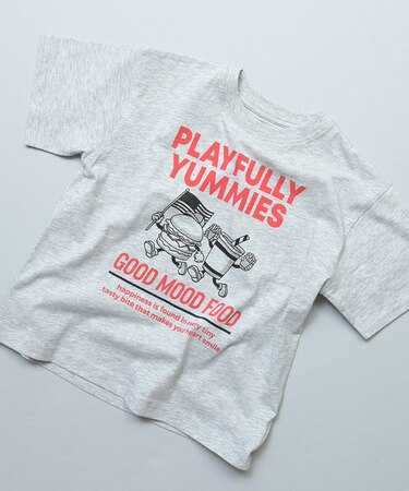 プリント半袖Tシャツ