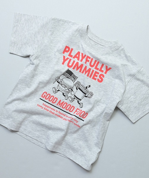 プリント半袖Tシャツ