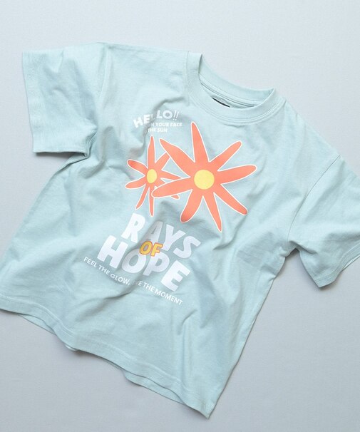 プリント半袖Tシャツ