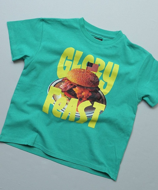 プリント半袖Tシャツ