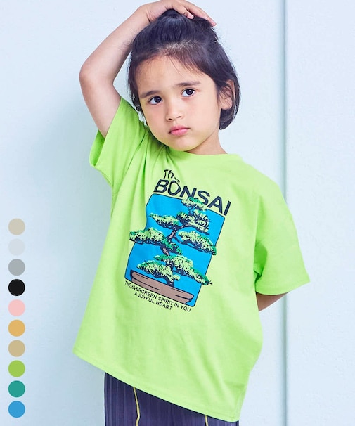 プリント半袖Tシャツ
