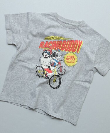 プリント半袖Tシャツ