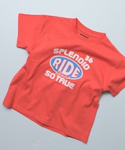 S / Sプリント半袖Tシャツ
