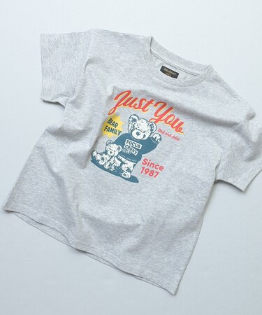 S / Sプリント半袖Tシャツ