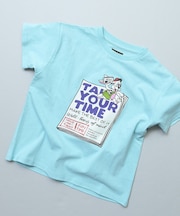 S / Sプリント半袖Tシャツ