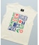 前後プリントフレンチスリーブTシャツ