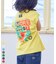 前後プリントフレンチスリーブTシャツ
