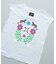 前後プリントフレンチスリーブTシャツ